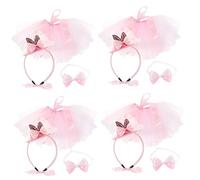 POPETPOP 4 Ensembles Tenue pour Animaux De Compagnie De Pâques Collier pour Chemise De Déguisement De Pâques pour Tenues De Chiot Jupe Chiot Chiffon Chapeau Mode
