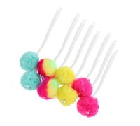 POPETPOP 4 paires Lacets de Patins à Roulettes avec Pompons Fausse Fourrure Couleurs Accessoires Patinage et Adorable pour Filles