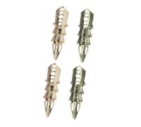 POPETPOP 4 pièces Bague Doigt Métal Créative Anneaux Articulés Flexibles Décoratifs Uniques pour Festival Halloween