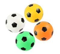 POPETPOP 4 pièces Ballon de Foot Mousse Doux pour Garçon Fille Balle Rebondissante Légère et Silencieuse pour Activités Extérieur Jeu Éducatif pour Garçons et Filles