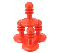 POPETPOP 4 Pièces Chapeau de Camping pour Poteau de Tente Auvent, Plastique | Support pour Bâche et Arceau, Usage Extérieur sous Pluie, Accessoire Tente