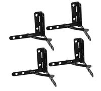 POPETPOP 4 Pièces Charnières Lot de Accessoires pour Boîte à Bijoux et Petits Meubles Design Compact et Élégant Support Stable pour Ouverture Verticale