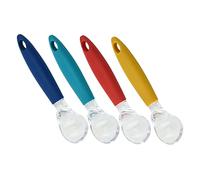 POPETPOP 4 Pièces Cuillère à Glace Ensemble de Cuillères pour Glaces Desserts et Fruits Vert Bleu