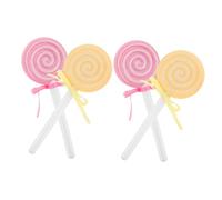 POPETPOP 4 Pièces Double Sided Lollipop Foot Scraper Dead Skin Remover Tool For Feet And Hands Pedicure Exfoliating Accessories