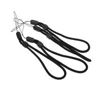 POPETPOP 4 Pièces Dragonne Réglable pour Bâtons de Randonnée et Canne, Noir | Fibre et Plastique, Accès Rapide, Maintien Mains Dégagées, pour Randonnée, Fauteuil Roulant, Plongée
