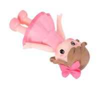 POPETPOP 4 Pièces Figurine de Gâteau Fille avec Thème Rose Décoration Adorable pour Anniversaire comme Ornement pour Voiture ou Maison pour Célébrations et Événements Spéciaux