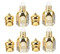 POPETPOP 4 pièces Flacon Parfum Rechargeable Rétro Lot Flacon Huile Essentielle Portable pour Voyage Doseur Pratique et Étanche Design Élégant