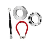 POPETPOP 4 pièces Kit Clé Rayon Acier pour Jante Outil Ajustement Route et VTT Équipement Correction Roues Cyclisme Portable