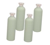 POPETPOP 4 pièces Lot de Flacons Distributeurs de Savon Liquide Bouteilles Vides Rechargeables pour Shampooing et Gel Flacons Portables Pratiques pour Salle de Bain et Voyage Faciles à