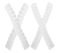 POPETPOP 4 Pièces Lot de Protections pour Tronc Darbre Tubes Plastiques Durables Enveloppes Protectrices Faciles à Installer Rongeurs Tondeuses et Agressions Extérieures Adaptées à Divers