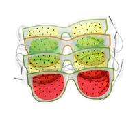 POPETPOP 4 Pièces Masque Yeux Gel Réutilisable Chaud Froid avec Bande Élastique Fatigue Poches et Maux de Tête Confort Ajustable pour Soins Oculaires