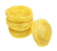 POPETPOP 4 Pièces Nid d'oiseau en Soie nid de lit Petits Oiseaux pour l'artisanat Accessoires de Cage Chinchilla Couverture d'oiseau Grain de Pigeon Maisons d'écureuil Faux Oiseau engourdi