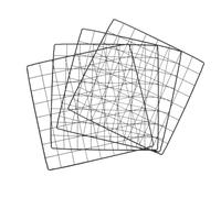POPETPOP 4 pièces Panneaux de Clôture pour Animaux Noir Barrière Amovible pour Chenil Chien Lapin Accessoires DIY pour Parc et Cage Maison