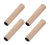 POPETPOP 4 Pièces Pieds De Table en Bois Ensemble pour Canapé Petites Jambes De Commode Pieds De Banc Pieds De Lit Pieds De Table en Bois Pieds De Remplacement pour Banc Furniture Legs for