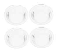 POPETPOP 4 Pièces Plat Verre pour Diffuseur Huiles Accessoires pour Brûleur de Support Élégant pour Fondants Cires