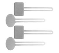 POPETPOP 4 pièces Presse-tube Acier Inoxydable Outil Manuel pour Dentifrice Peinture et Teinture Cheveux Distributeur Précis et Portable Anti-gaspillage Facile à Utiliser