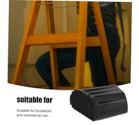 POPETPOP 4 pièces Protège Déchelle Antidérapants Caoutchouc Couvre Épais pour Escabeau Pliant Accessoires Durables pour Protéger Sols et Assurer Stabilité