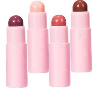 POPETPOP 4 pièces Rouges à Lèvres Mats Longue Tenue à Lèvres Coréen Hydratant Couleur Intense et Texture Légère