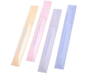 POPETPOP 4 Pièces Surligneur Stylo Marqueur en Plastique, Pointe Souple, Écriture Fluide, Anti-fuite, Prise en Main Confortable, pour Journal et Marquage, Étudiants