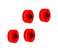 POPETPOP 4 Roues Lumineuses En Pu Pour Patins À Roulettes 2 Rangées Accessoires De Remplacement Pour Patinage Récréatif Intérieur Et Extérieur Sur Béton Carrelage