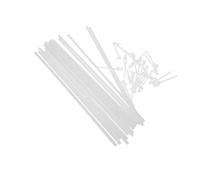 POPETPOP 40 Ensembles Windmill Replacement Poles for DIY Crafts Thickened Plastic Rods for Garden School Outdoor Projects Pinwheel Making Bars