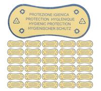 POPETPOP 40 Pièces Doublure Hygiénique Adhésive pour Maillot de Bain | PVC Adhésif Transparent, Barrière Sanitaire Douce, pour Familles et Salles de Sport