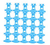 POPETPOP 40 pièces Lot de Isolateurs de Clôture Électrique à Visser pour Poteaux Résistance Protection Les Courts-Circuits Accessoires Fermiers pour Animaux et Pâturages