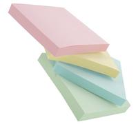 POPETPOP 400 pièces Bloc-notes Autocollants Colorés Papier Compact Portable avec Adhésif Repositionnable Mémo Pratique pour Bureau École et Maison