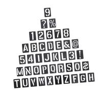 POPETPOP 42 pièces Pochoirs Lettres Réutilisables Modèles Alphabets Chiffres pour Peinture Murale DIY Lavables et Légers pour Créativité et Projets Artistiques