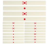 POPETPOP 44 Pièces Bâtonnets de Score Mahjong Rouge en Plastique | Marquages Clairs, Finition Lisse, Transport Facile, Gestion des Mises, pour Tournois et Soirées de Jeu