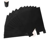 POPETPOP 48 pièces Boîtes à Popcorn Noires Pliables Mini Boîtes Popcorn Carton pour Frites et Snacks Emballage Alimentaire Pratique pour Fêtes et Goûter