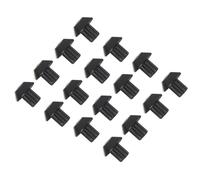 POPETPOP 48pcs Pieds en Caoutchouc pour Brûleur de Cuisinière à Gaz, Accessoires en Caoutchouc Noir, Facile à Installer pour Plaque de Cuisson