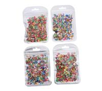 POPETPOP 4paquets Tranches de Fruits pour Nail Art Couleurs Décoration DIY de Nail Art Kit de Marquage pour Ongles Ornements de Manucure