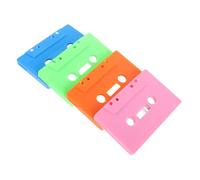 POPETPOP 4pcs Boîtiers de Cassette Audio Vintage Vide en Plastique pour Décoration Murale Rétro, Polyvalence D'enregistrement, pour Fêtes et Décoration Intérieure