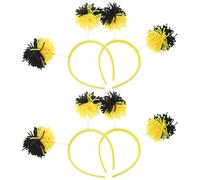 POPETPOP 4pcs Serrage-tête Oreilles D'abeille Jaune Léger et Polyvalent pour Fête Printanière et Déguisement Garçon et Filles Fille Accessoire de Costume Bourdonnant