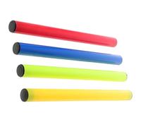 POPETPOP 4pièces Bâtons De Relais Plastique Colorés Accessoires Course Relais pour Compétitions Athlétisme Léger Et Sécuritaire pour Garçon Fille Et Adultes