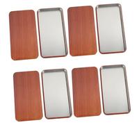 POPETPOP 4pièces Boîtes De Rangement Pour Coque De Téléphone Et Écran Verre Trempé Avec Couvercle Lot