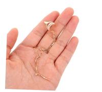 POPETPOP 4pièces Boucles Oreilles à Clip Elfiques Chaîne De Manchette Oreille Avec Pendentifs Bijoux Non Perçants Pour Femmes Pendantes Minimalistes Accessoires Pour Fête Mariage