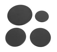 POPETPOP 4pièces Couvercles de Brûleur à Gaz Lot pour Plaque de Cuisson Protection Rechange Compatibles avec Brûleurs de Cuisinière
