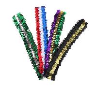 POPETPOP 4pièces Lot de Bandeaux à Paillettes Élastiques Extensibles Accessoires Mode pour Sport Fête