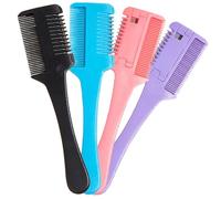 POPETPOP 4pièces Peigne De Coupe Double Face Outil De Coiffage Portable Pour Femmes Peigne Effileur Pp Sectionnement Et Amincissement Des Cheveux à Usage Domestique