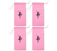 POPETPOP 4pièces Sac de Rangement pour Chaussures de Danse Sac à Cordon pour Accessoires de Danse Organisateur de Chaussures pour Cours et Spectacles pour Danseuses