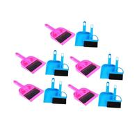 POPETPOP 5 Ensembles Kit Mini Balai et Pelle à Poussière Portable pour Cages Petits Animaux Nettoyeur Compact pour Hamsters Chinchillas Lapins Cochons et Reptiles Léger et Facile Entretien