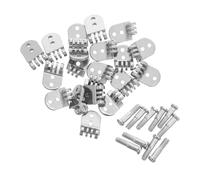 POPETPOP 5 Jeux de Charnières de Lunettes 4,5 Mm en Métal, Kit de Réparation pour Montures Plastiques et Bois, Accessoires de Rechange pour Charnières de Lunettes de Soleil, Pièces