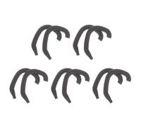 POPETPOP 5 paires Correcteur Esthétique Oreille Garçon Fille Silicone Noir Correcteur Externe Auriculaire Réutilisable pour Oreilles Saillantes Sûre et Naturelle pour Garçon Fille