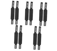 POPETPOP 5 Paires Sangles De Pédales pour Vélo D'appartement Guidon Prospectus Poignées Poulie Scooter Voiture Porte-Bagages Arrière Cycle Traction Frein Para Tampon Étagère Plastique Black