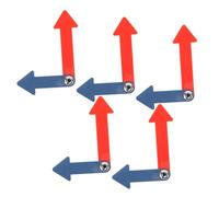 POPETPOP 5 pièces Aiguilles Horloge Plastique pour Bricolage Educatif Kit de Durables et Sécurisées pour Réparation et Apprentissage de Heure chez Garçon Fille