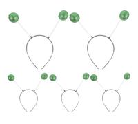 POPETPOP 5 Pièces Bandeau avec Pompon Mignon Accessoire pour Cheveux avec Pompon Coiffe Forme de Cheveux