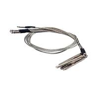 POPETPOP 5 pièces Barres de Pickup Piezo pour Guitare Acoustique et Cigar Box Facile Mellow et Épais Accessoire Indispensable pour Guitares à Cordes