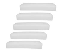 POPETPOP 5 Pièces Bloc de Mousse pour Arrangements Floraux Blanc en Mousse Epe Rectangulaire Absorption Rapide D'eau et Surface Fine, Support Solide pour Grands Bouquets
